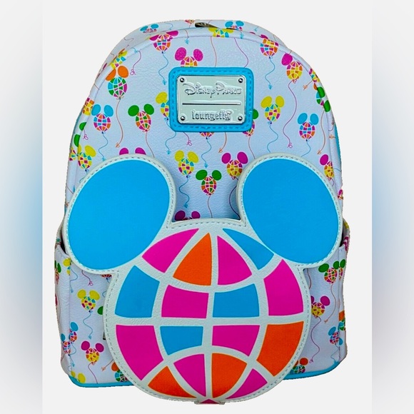 Loungefly Handbags - New Disney Parks Epcot Mickey Mouse Balloon Loungefly Mini backpack